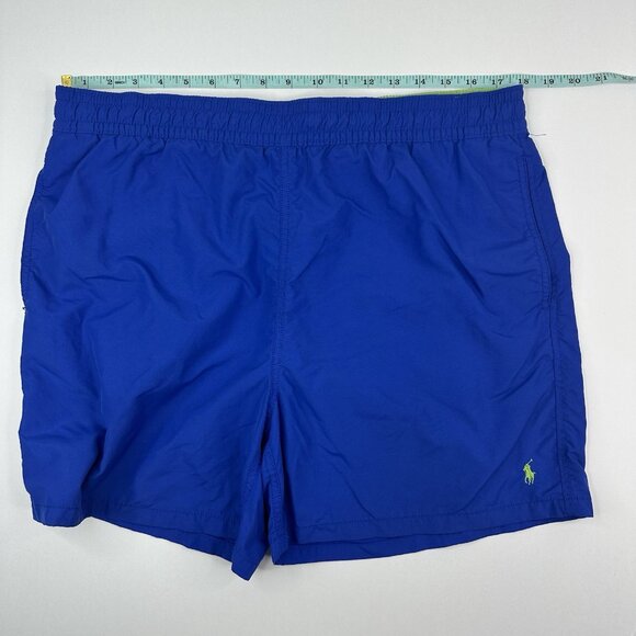 Polo Ralph Lauren Men's Blue Drawstring Lined Water Swim Trunks Large/W36/L5.25 - Picture 8 of 12
